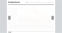 Desktop Screenshot of koodiperhonen.com